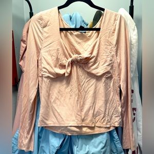 Soft pink blouse shirt plus size 3X